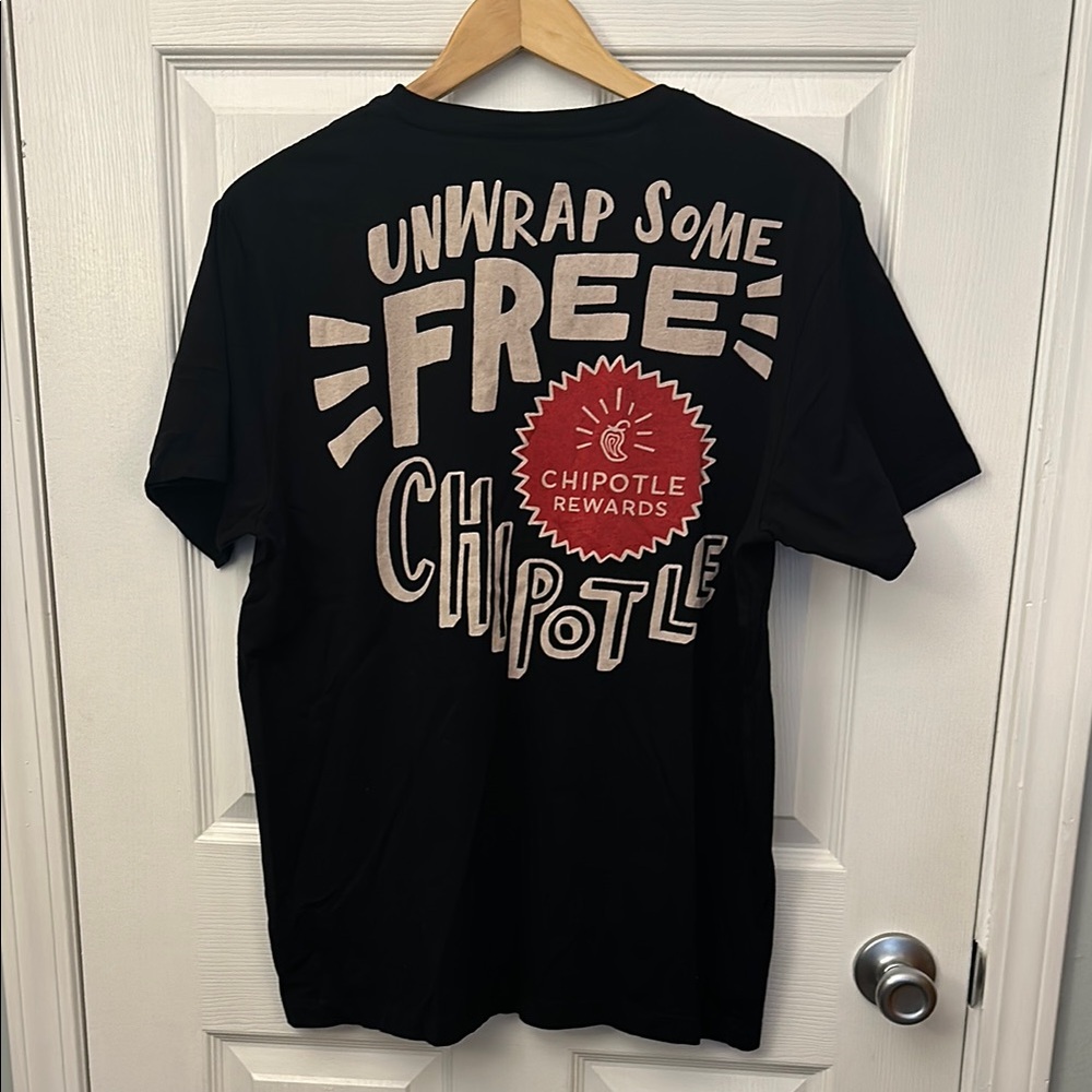 Chipotle Loomstate Black Rewards T-Shirt